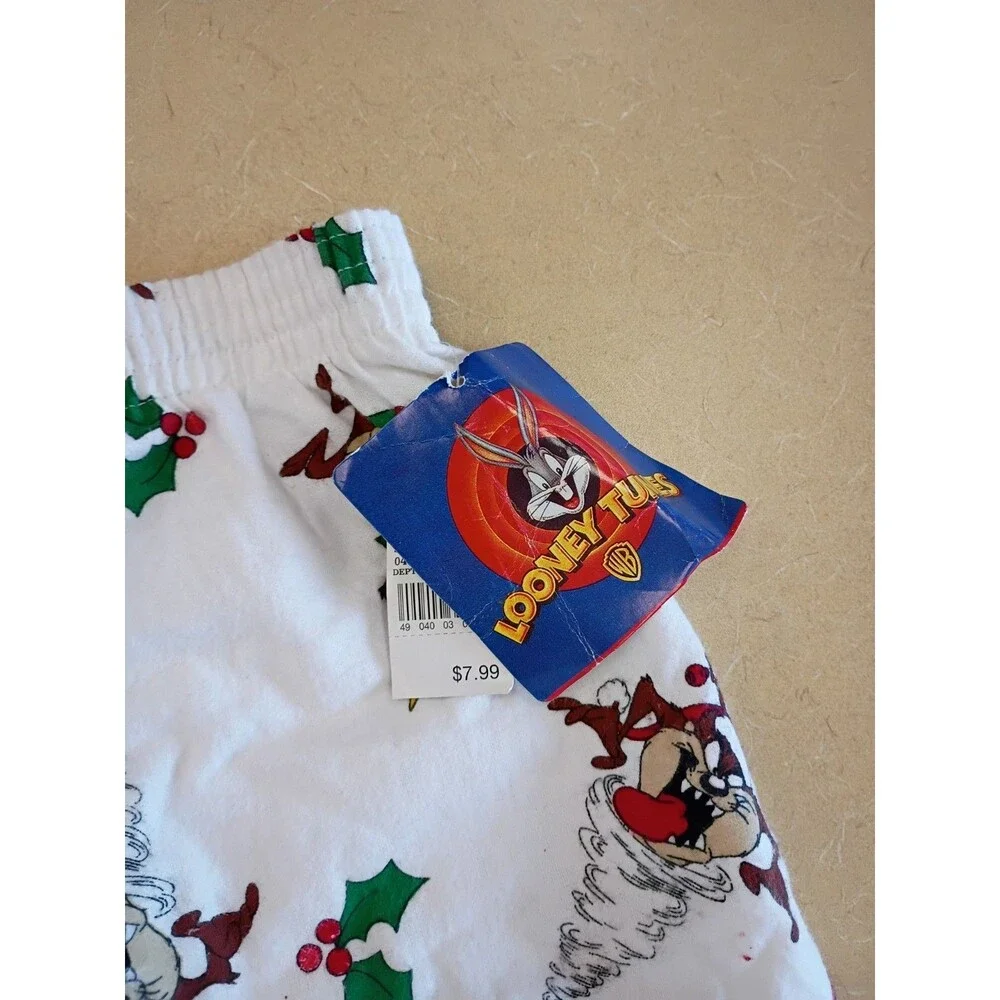 Vintage Loony Tunes Taz Christmas Boxers Size Large NWT